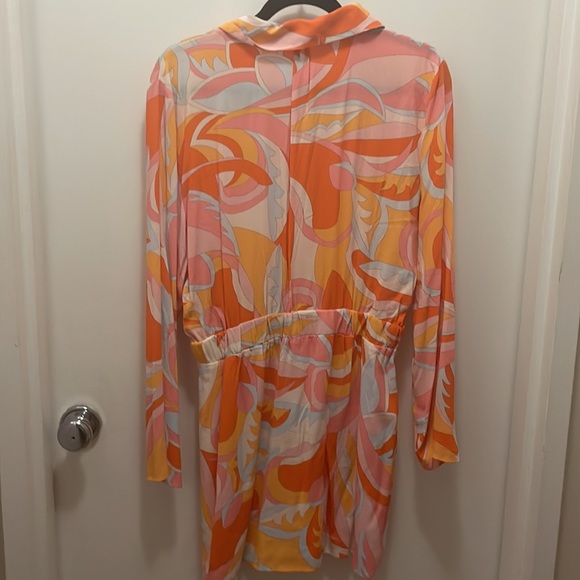 Mango Printed Flowy Dress Sz. M - Picture 13 of 13